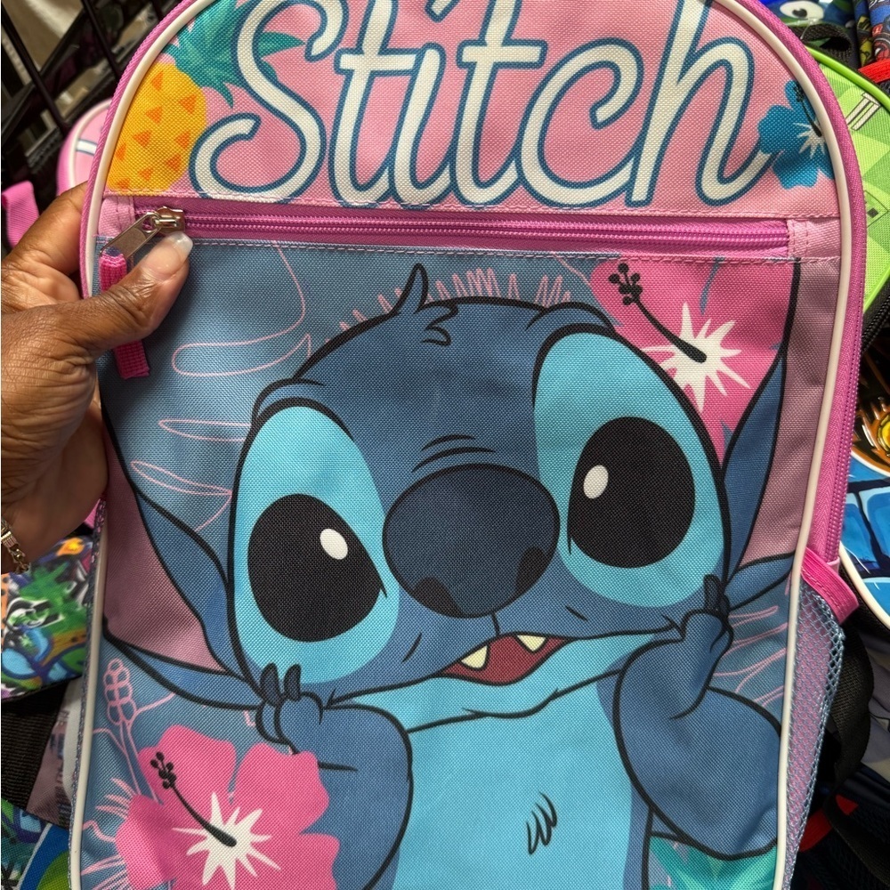 Disney Lilo & Stitch 16" Kids Backpack, - Picture 2 of 2